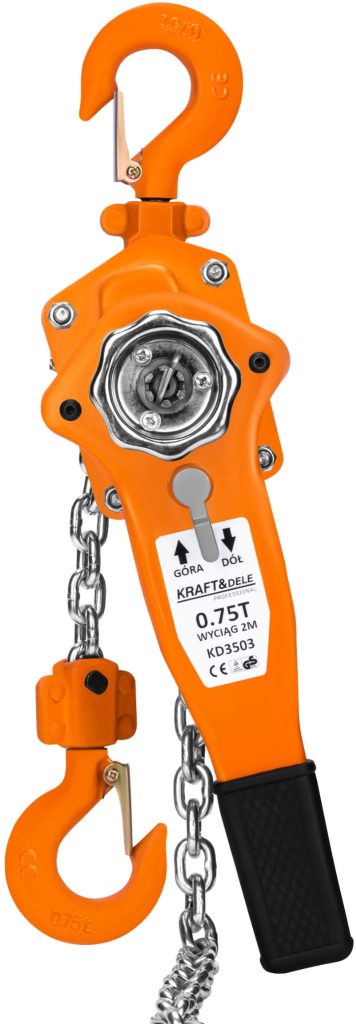 Svirtinė keltuvinė gervė 0,75T 2 m KD3503