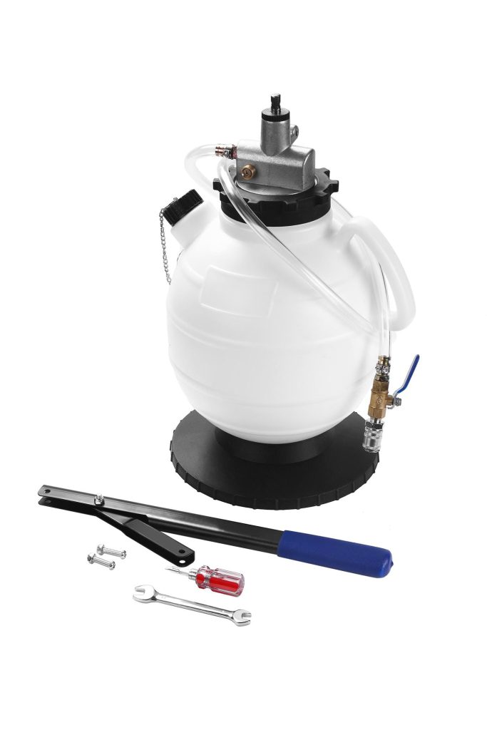 Transmisijos tepalo užpildymo sistema 7,5L + ATF adapteriai