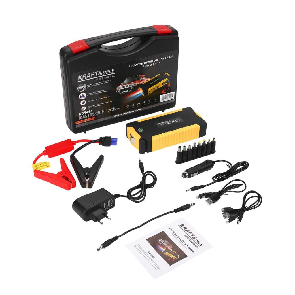 Daugiafunkcis įrenginys „Powerbank + Jump Starter“ 16 800 mAh KD5494