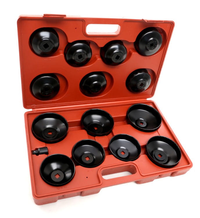 15 dalių alyvos filtrų antgalių rinkinys KD10500
