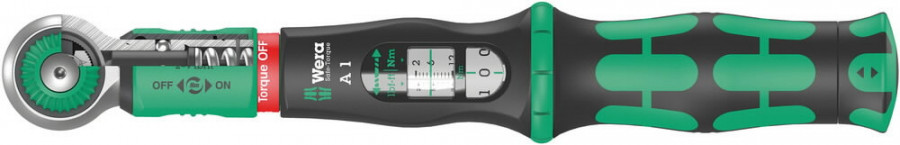 Dinamometrinis raktas, Safe-Torque A 1, 1/4`` 2-12Nm, Wera