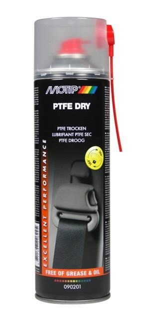 Purškiami teflono milteliai PTFE SPRAY DRY 500ml, Motip