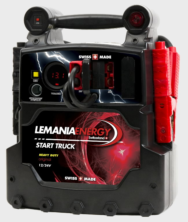 Automobilių užvedėjas HD P21 12V/24 2x22Ah 2000/5000A(P), Lemania