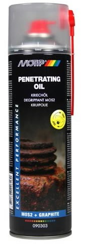 Varžtų atlaisvinimo priemonė PENETRATING OIL 500ml, Motip