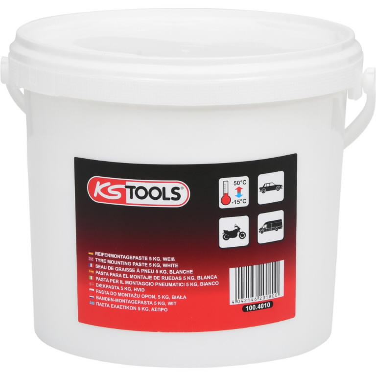 Ratų montavimo pasta, balta 5kg, KS Tools