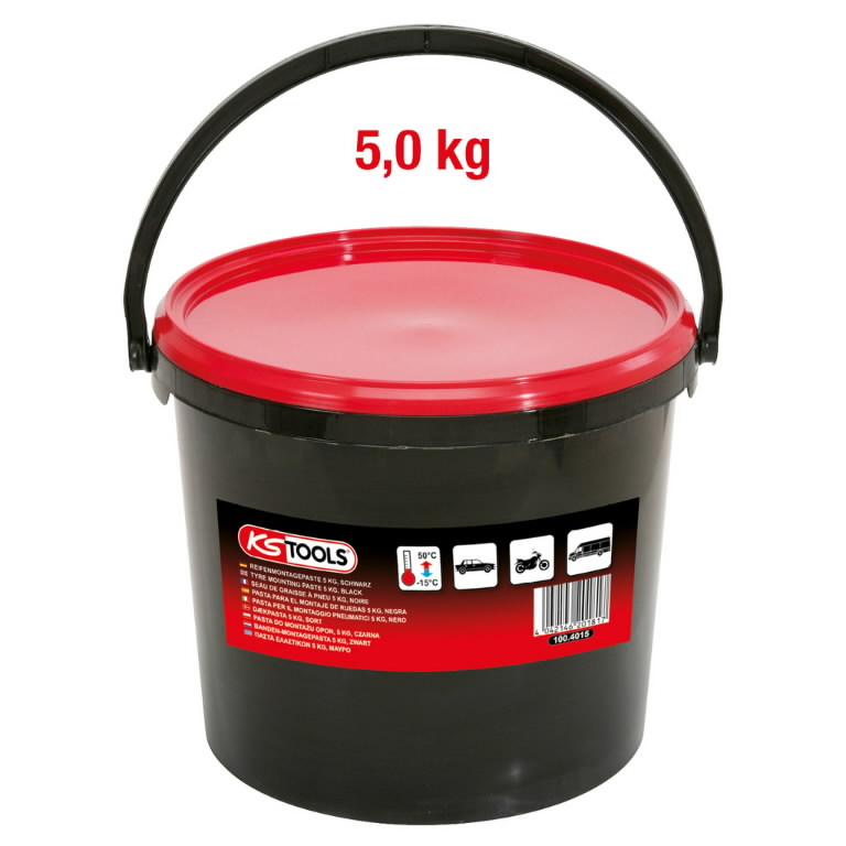 padangų montavimo pasta, juoda 5 kg, KS Tools