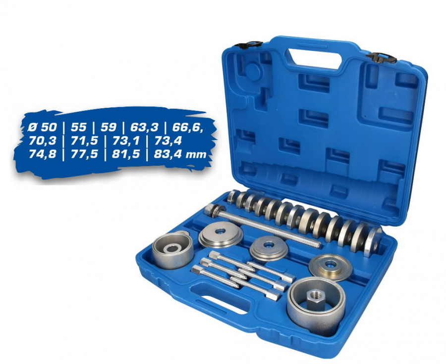 Komplektas ratų guoliams montuoti 50-83,4mm, Brilliant Tools