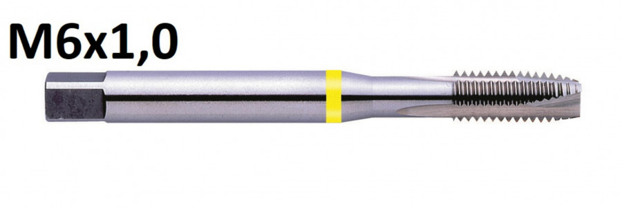 Sriegiklis M6x1,0 HSS-E Form B for through holes M6x1mm, Exact