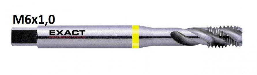Sriegiklis M6x1,0 HSS-E 35° RSP DIN 37 M6x1mm 35°, Exact