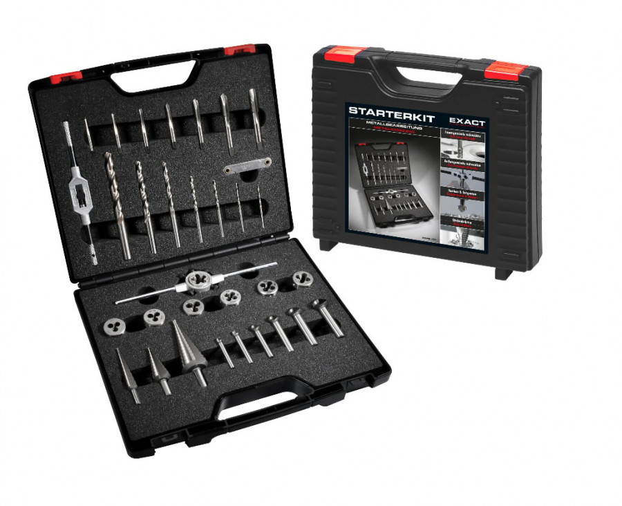 Sriegimo rinkinys M3-M12 Starterkit Metal 35 vnt., Exact
