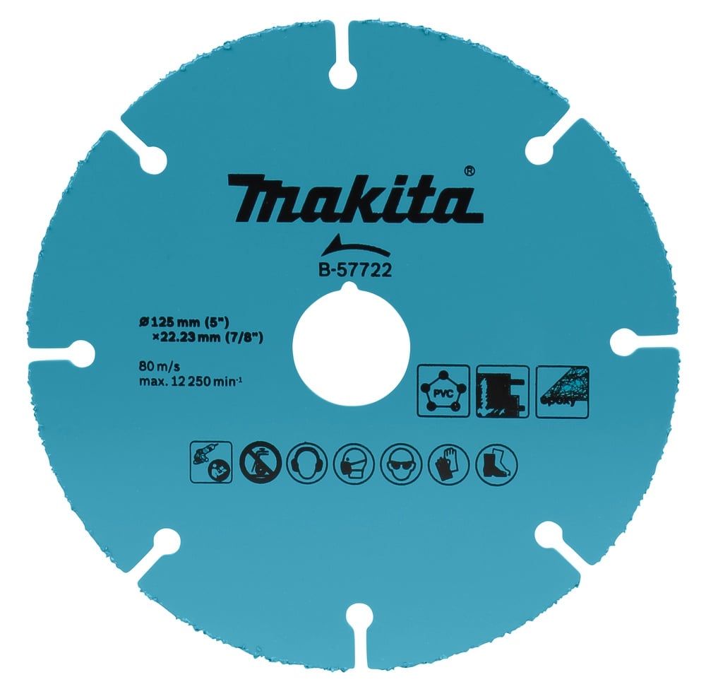 Pjovimo diskas su kietmetalio grūdeliais 125mm Makita B-57722