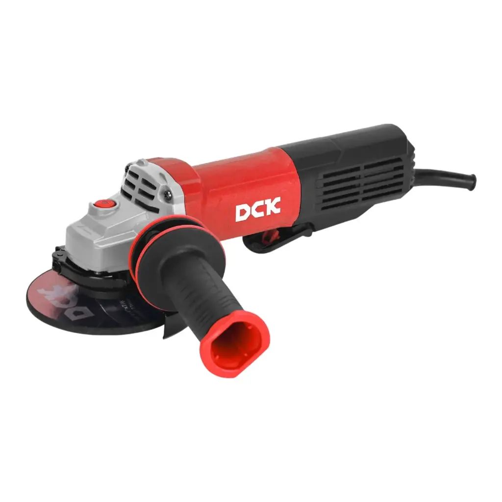 DCK Elektrinis kampinis šlifuoklis su antivibracine rankena 125mm, 1100W  KSM17-125P+