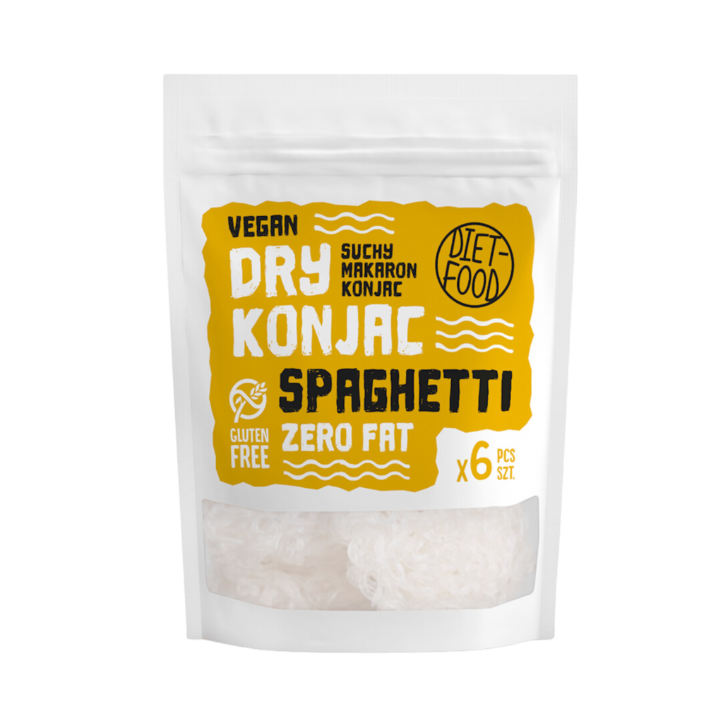 Džiovinti Konjac SPAGHETTI makaronai | DIET-FOOD (150 g)