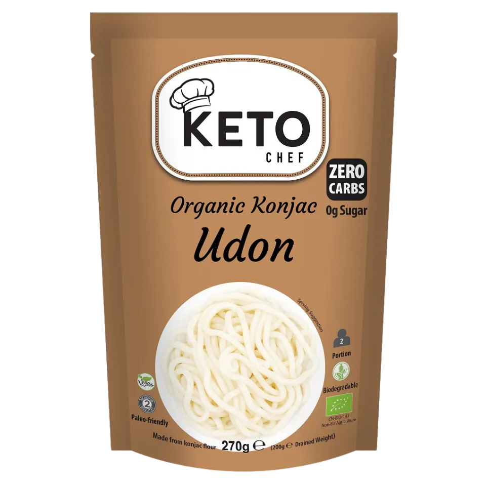 Ekologiški makaronai Konjac Udon | Better Than Foods (270 g)