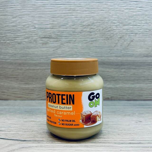 GO ON Protein sūdytos karamelės skonio riešutų sviestas - 350g