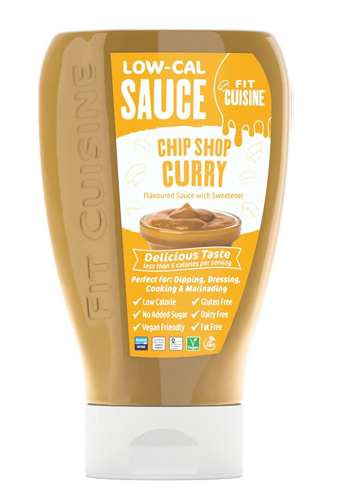 "Chip Shop Curry™" Unikalus Kario Padažas Mažo Kaloringumo 'Applied Nutrition' (425ml/28porc)