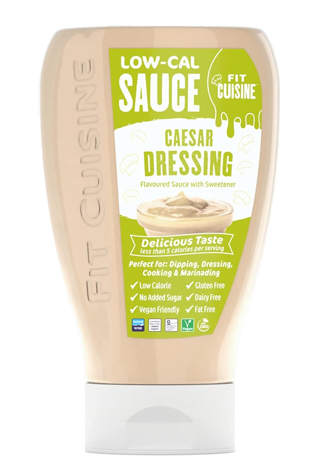 "Caesar Dressing Fit Cuisine™" Cezario Padažas Mažo Kaloringumo 'Applied Nutrition' (425ml/28porc)
