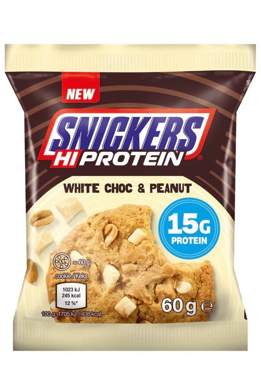 “Snickers White Choco” Skanus baltyminis sausainis ‘Mars’ (60g)