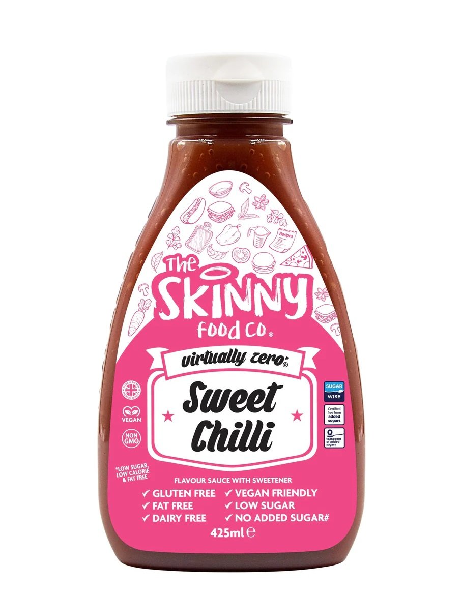 "Sweet chilli" Mažo Kaloringumo Padažas 'Skinny Foods' (425ml/43porc)