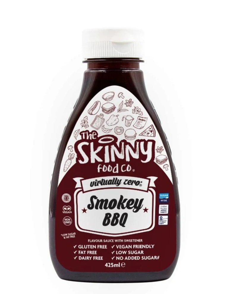 "Smokey BBQ" Mažo Kaloringumo Padažas 'Skinny Foods' (425ml)