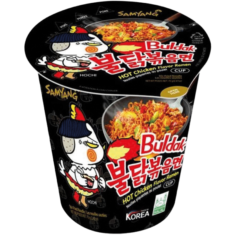 Aštrūs ramen makaronai indelyje SAMYANG (Original), 70g