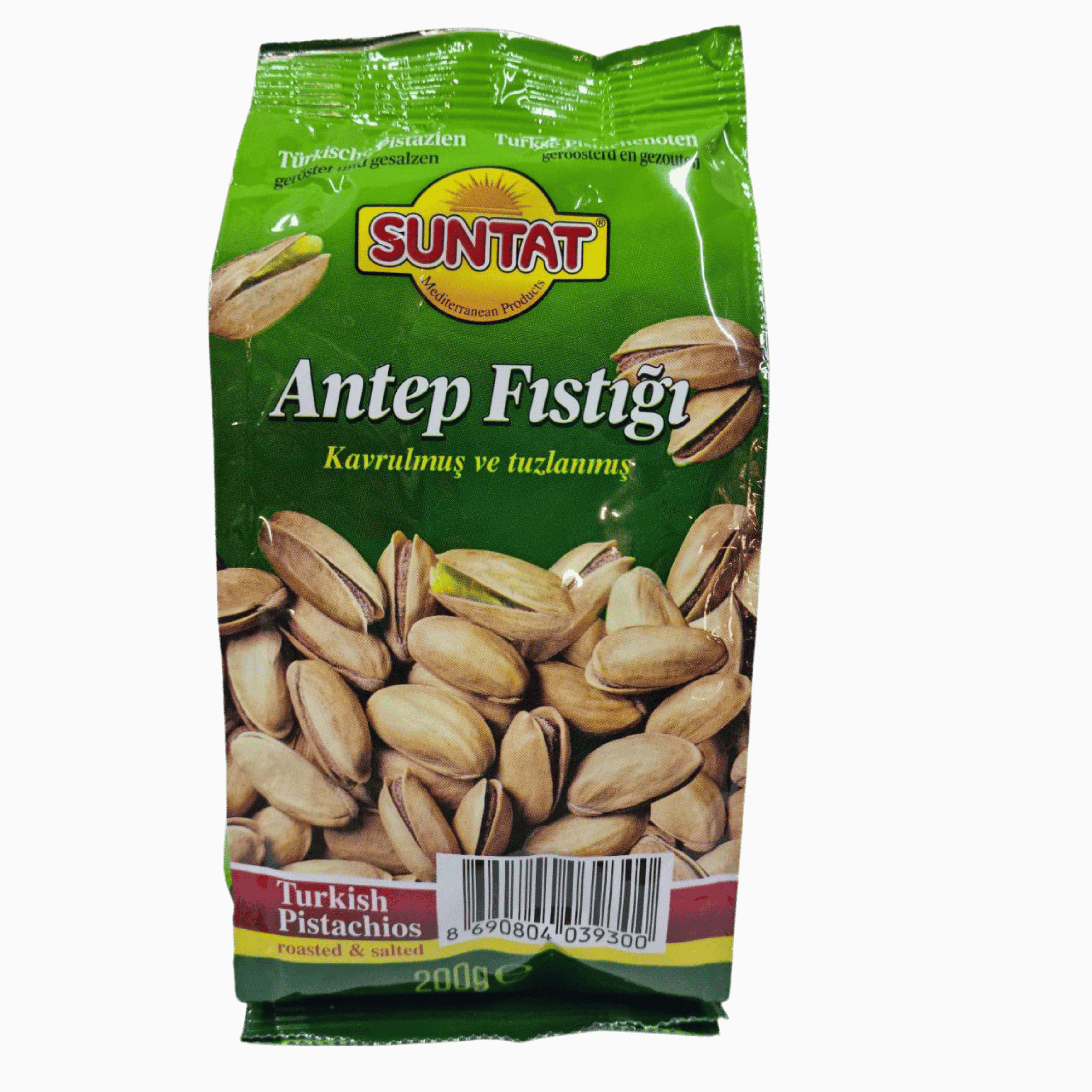 Skrudintos ANTEP pistacijos su druska SUNTAT, 200 g