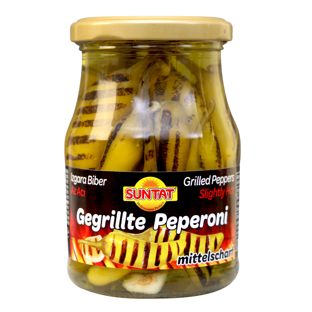 Konservuota kepta paprika ant griliaus (vidutinio aštrumo) SUNTAT, 320 g