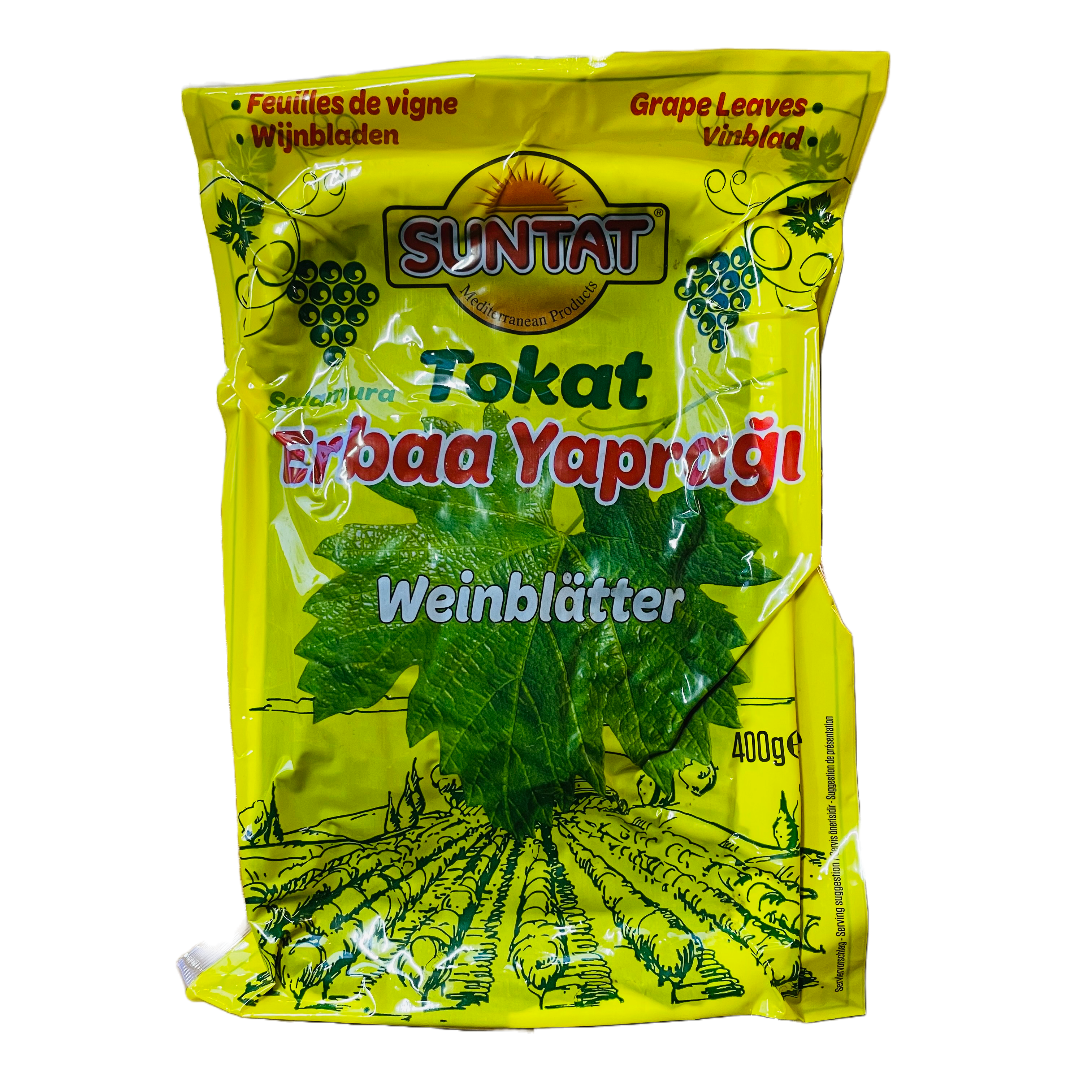 Marinuoti vynuogių lapai SUNTAT, 400g