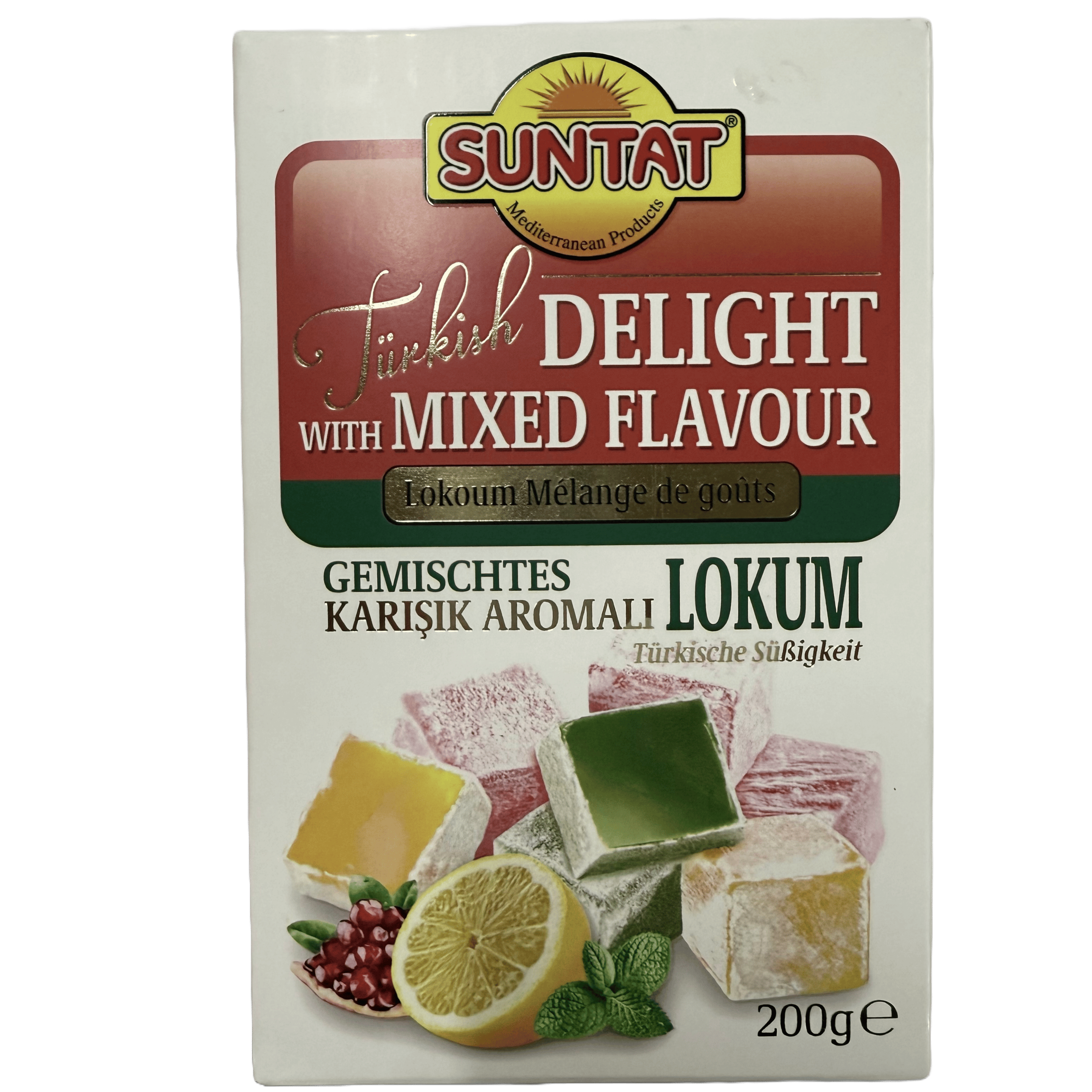 Lokumas įvairių skonių SUNTAT, 200 g