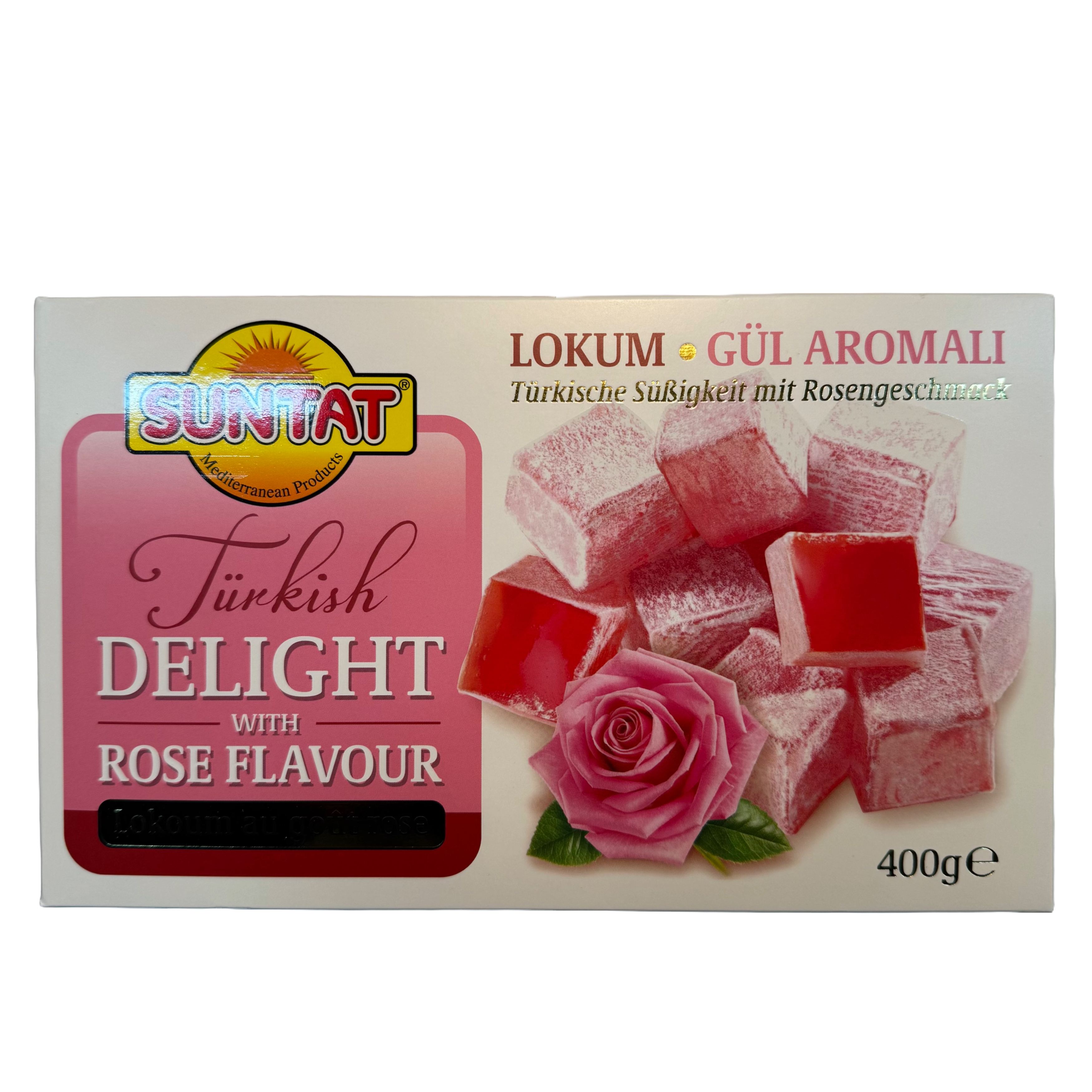Lokumas rožių skonio SUNTAT, 400 g