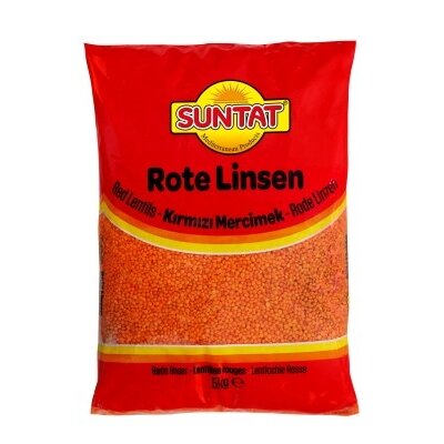 Raudonieji lęšiai SUNTAT, 5 kg