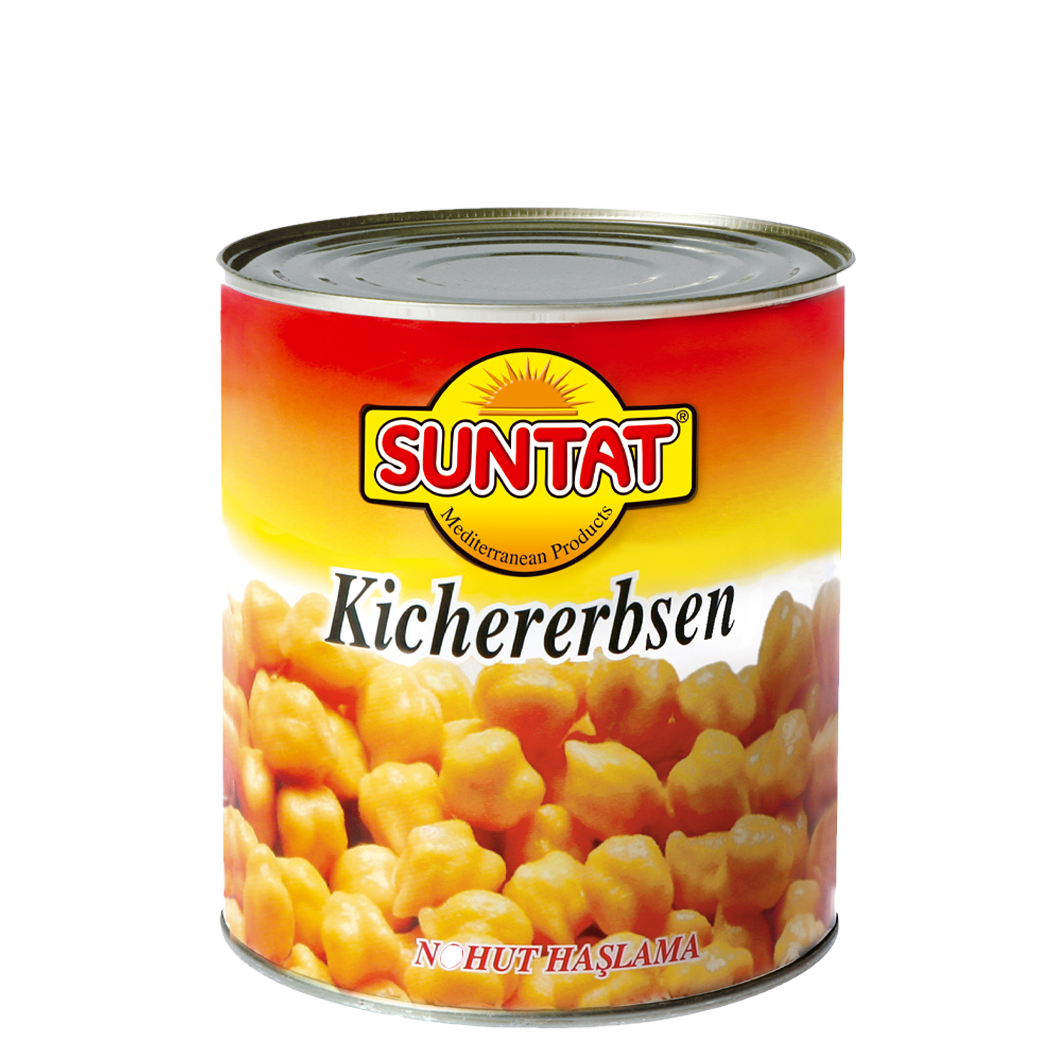 Konservuoti virti avinžirniai SUNTAT, 800 g
