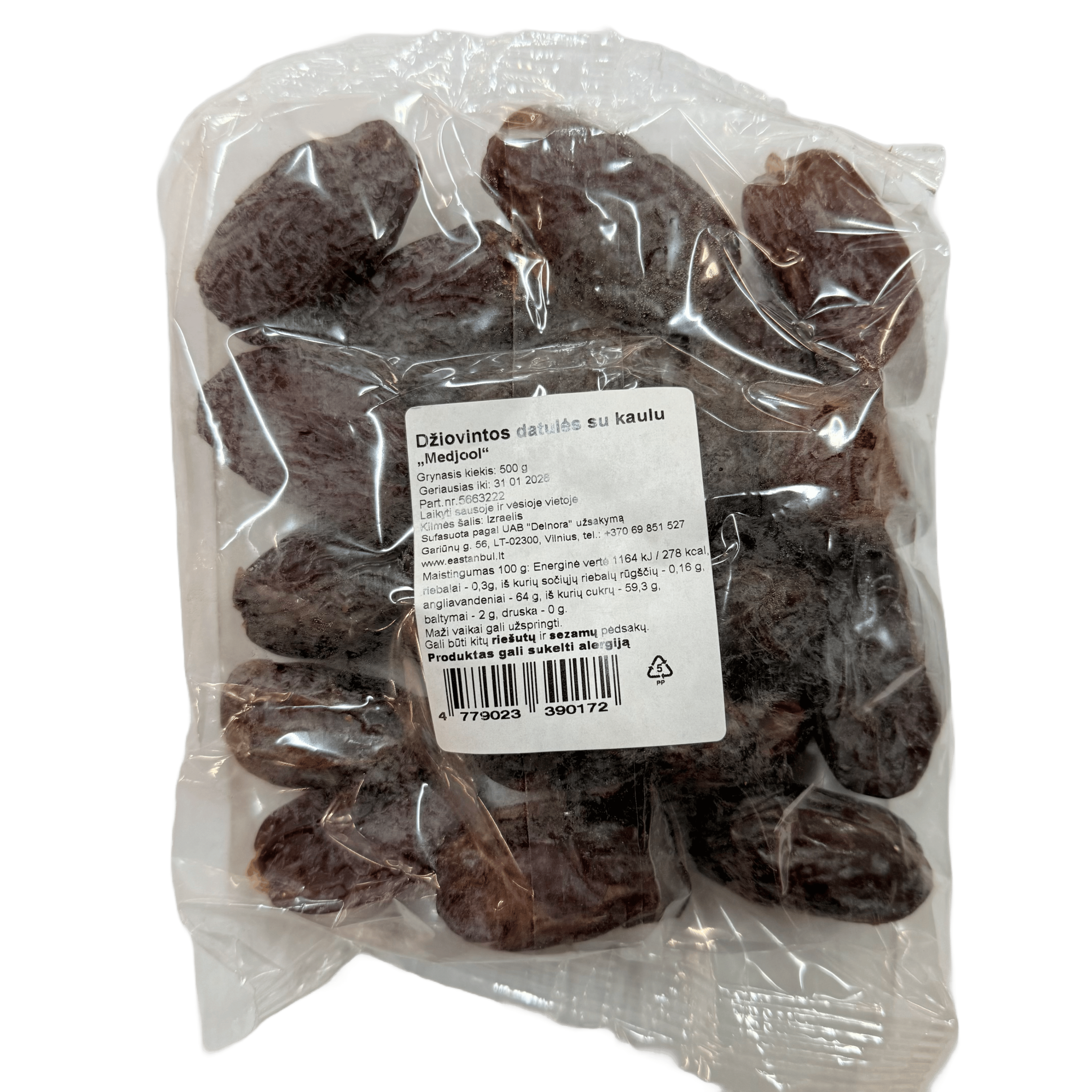 Džiovintos datulės su kaulu MEDJOOL, 500g