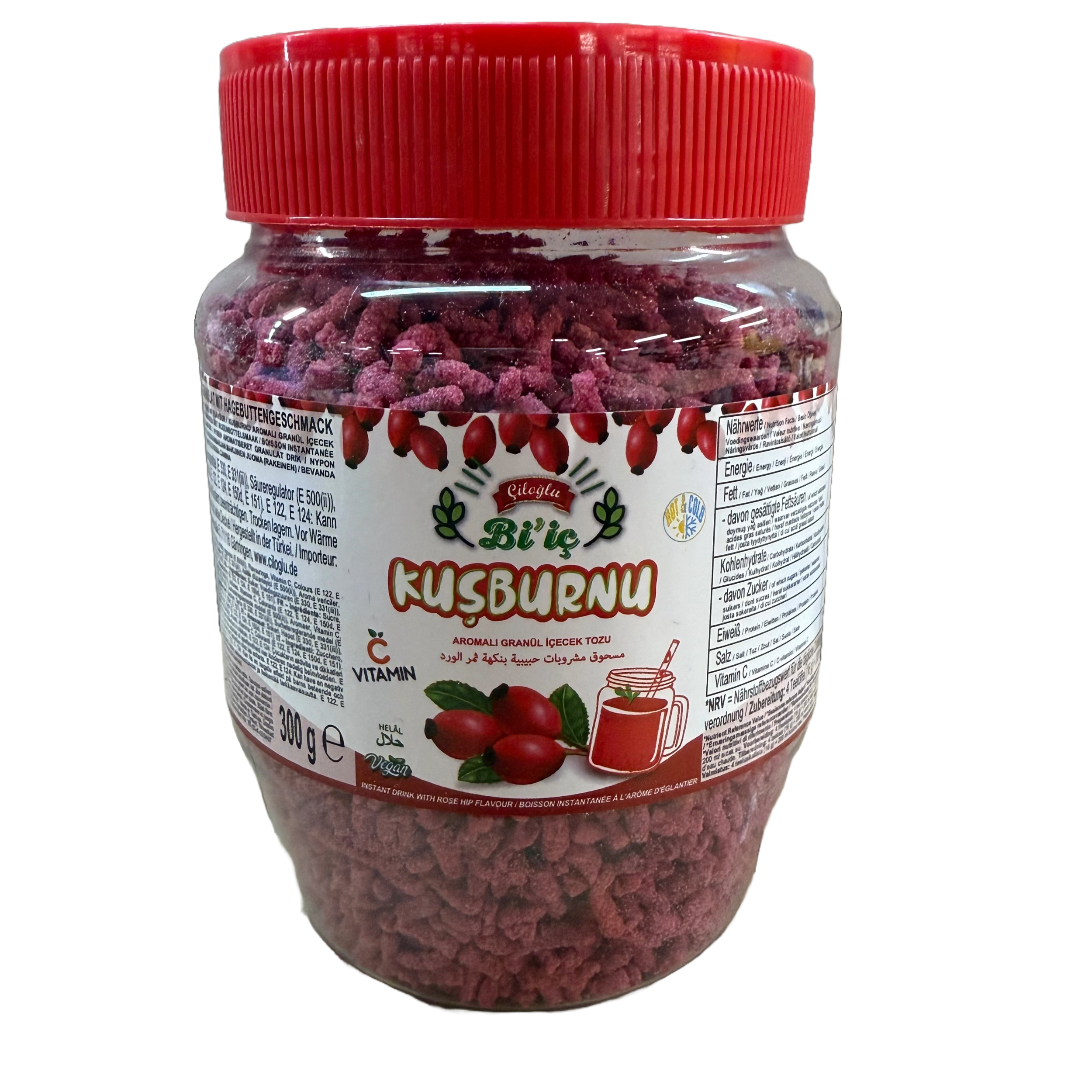 Tirpus arbatos gėrimas erškėtuogių skonio CILOGLU, 300g