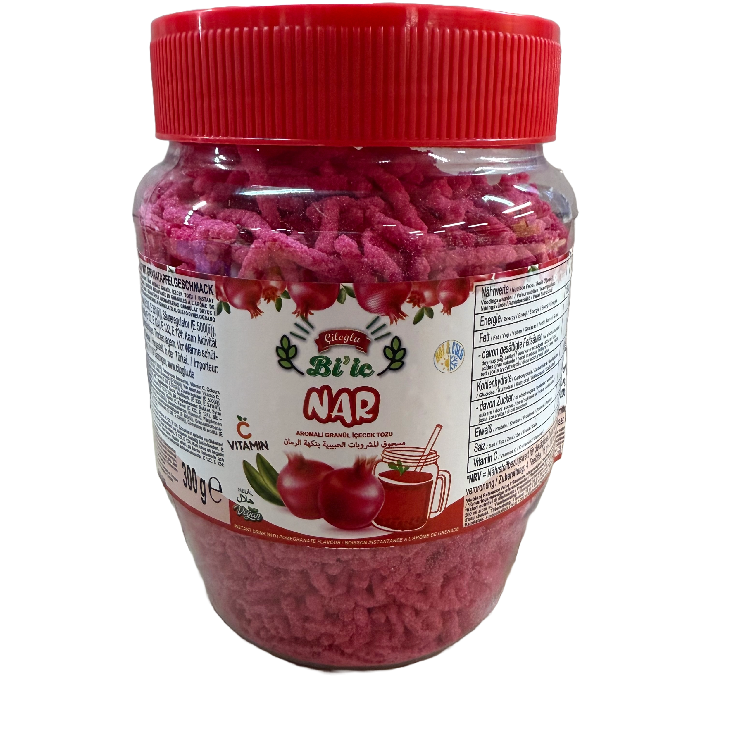 Tirpus arbatos gėrimas granatų skonio CILOGLU, 300 g