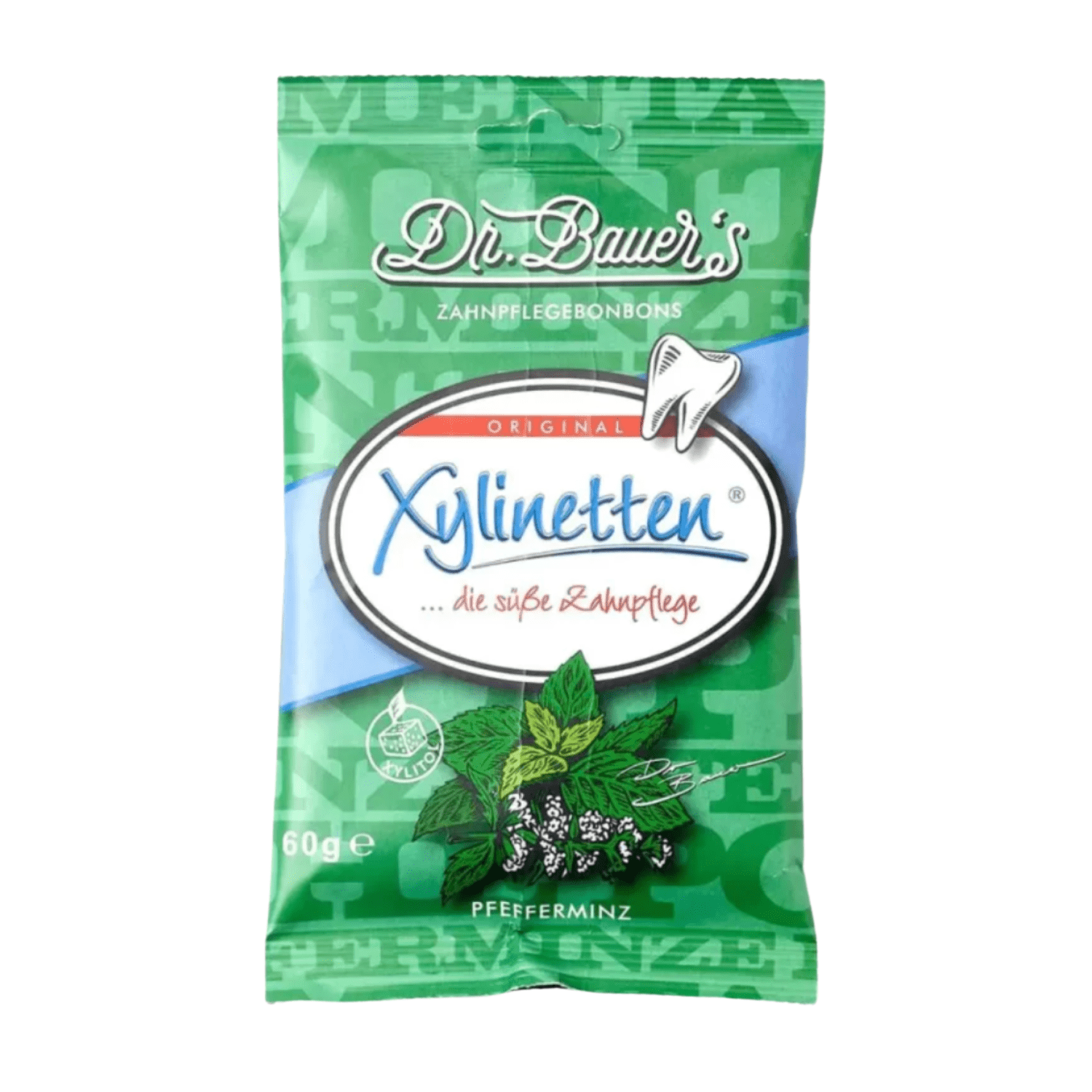 "Dr. Bauer's Xylinetten" pastilės su saldikliu ksilitoliu, 60 g (30 vnt.)