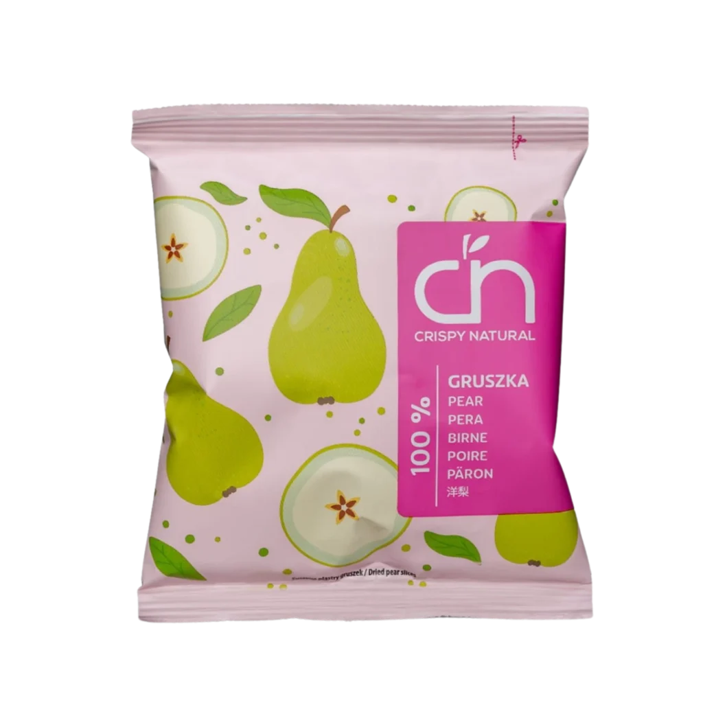 Traškios džiovintos kriaušių skiltelės | Crispy Natural (18 g)