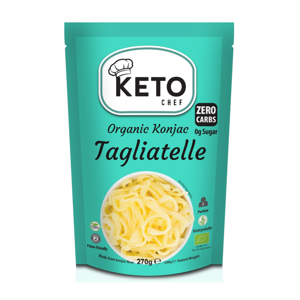 Ekologiški konjac makaronai tagliatelle | Better Than Foods (270 g)