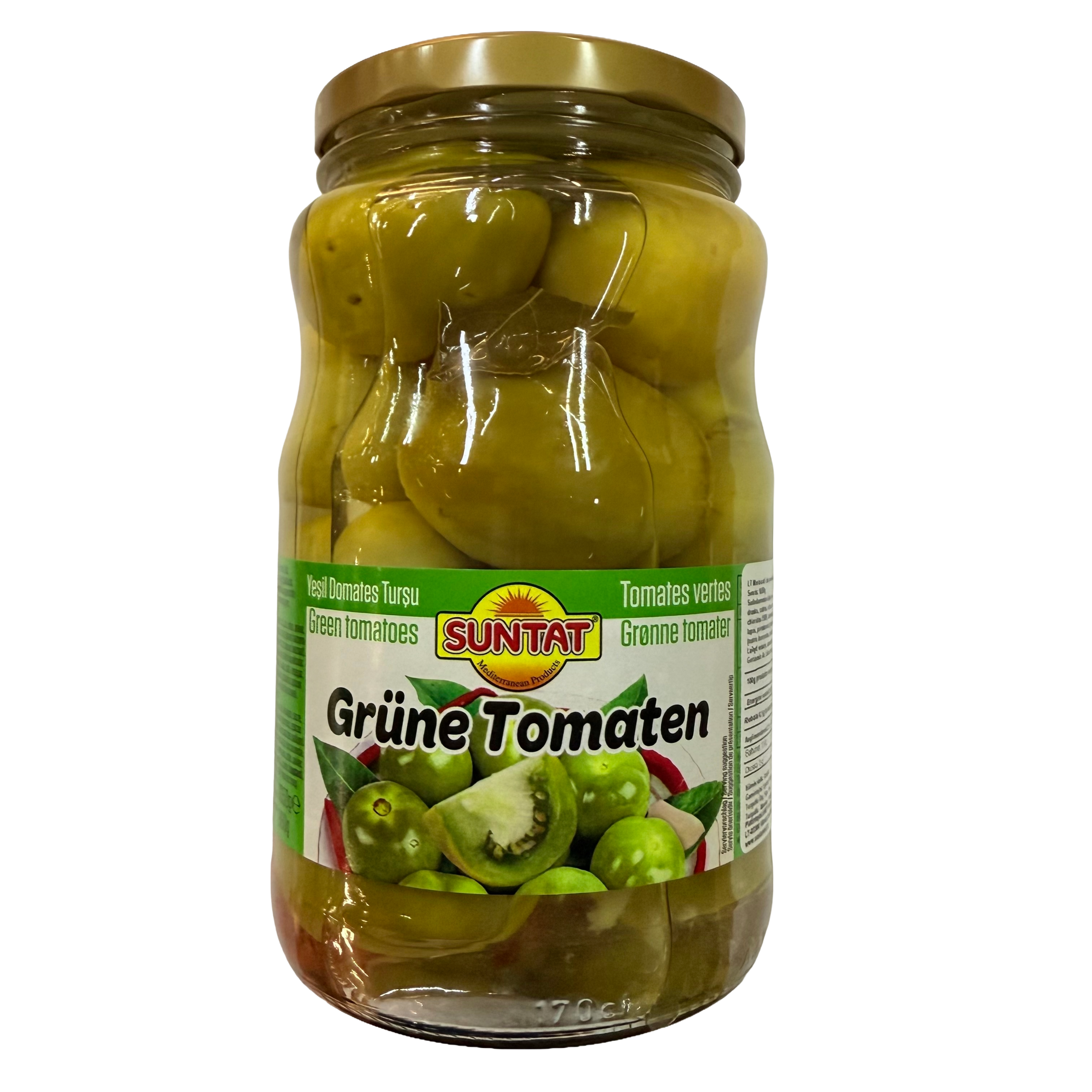 Marinuoti žali pomidorai SUNTAT, 1650g