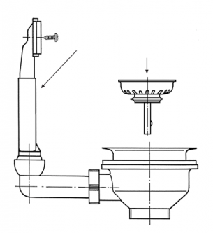 Ventilis FRANKE plautuvės ROL/ROX/RON 610-41, d 3''1/2, užkemšamas