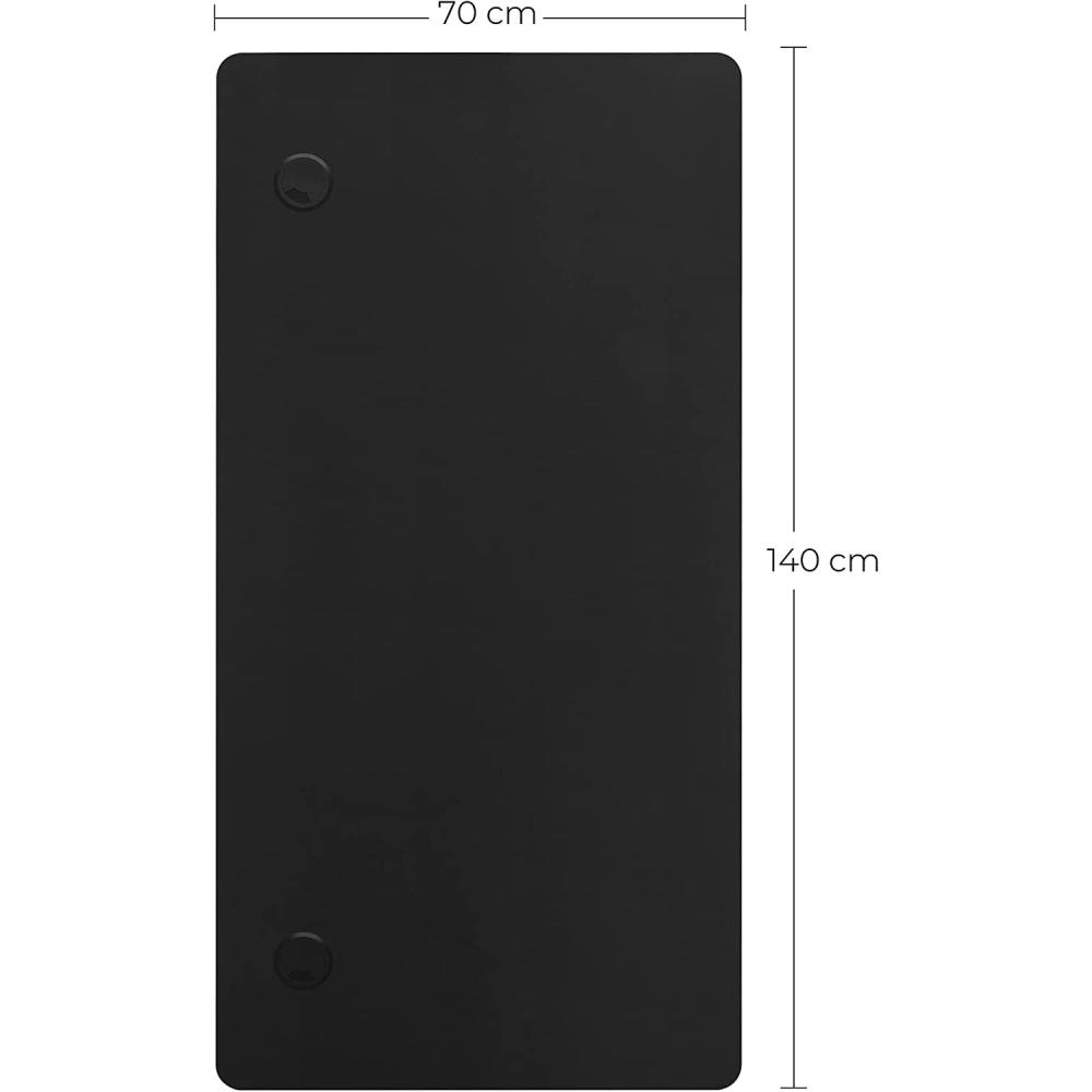 Stalviršis elektriniam stalui su lygiomis briaunomis, melamino danga, MDF, 140×70×1.8 cm
