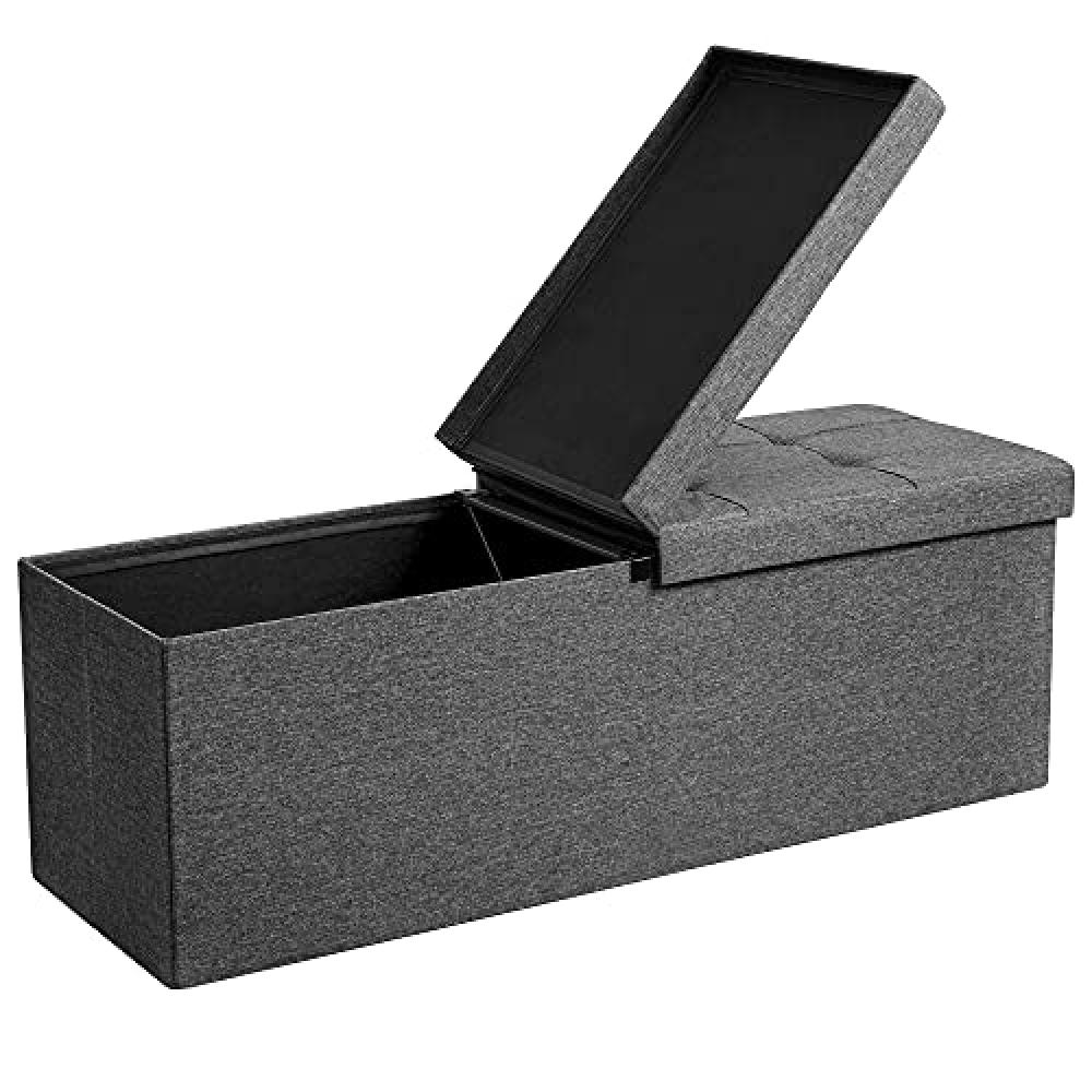 Batų suoliukas su atverčiamu dangčiu, 300 kg apkrova, 110x38x38 cm