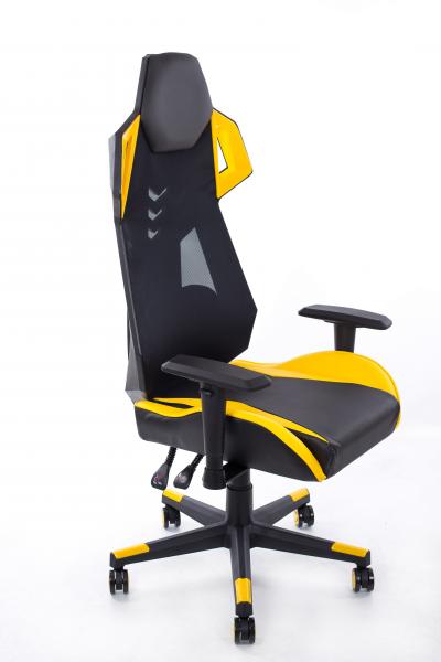 Žaidimų Kėdė PARTNER FURNITURE Geltonai Juoda BM1001