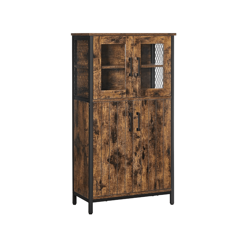 "Rustic" stiliaus industrinė indauja | Spintelė baras | 30 x 60 x 108 cm