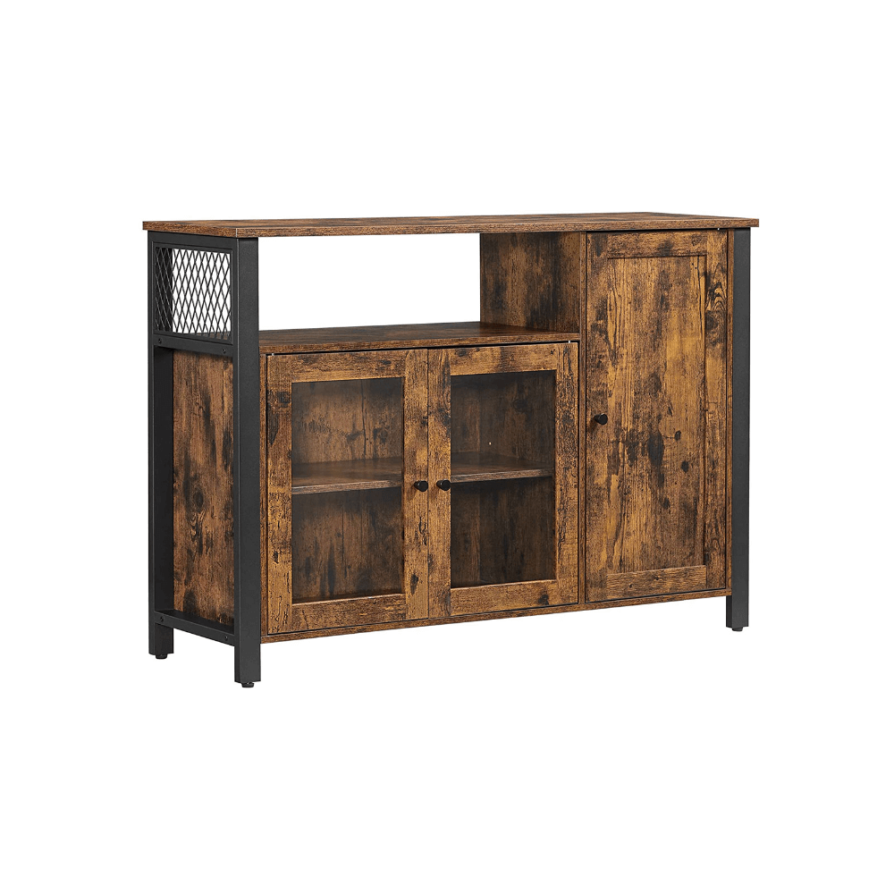 Industrinio stiliaus indauja | "Rustic" baras | 3 durelės | 33 x 110 x 75 cm