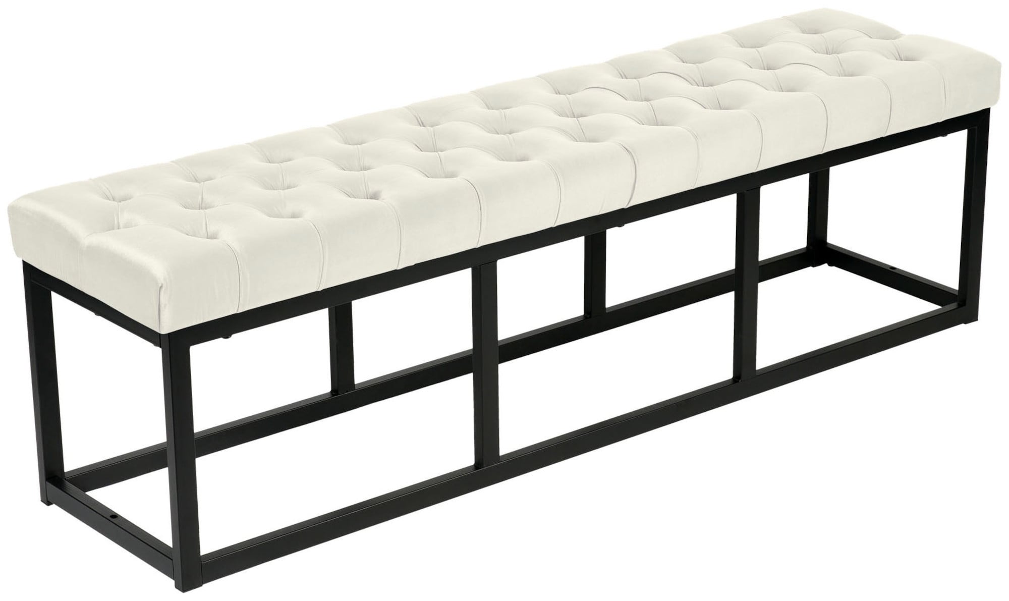 Suoliukas "Polson" aksominis juodas 150 cm