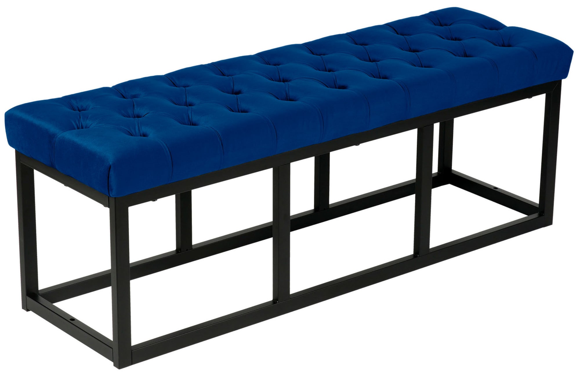 Suoliukas "Polson" aksominis juodas 120 cm