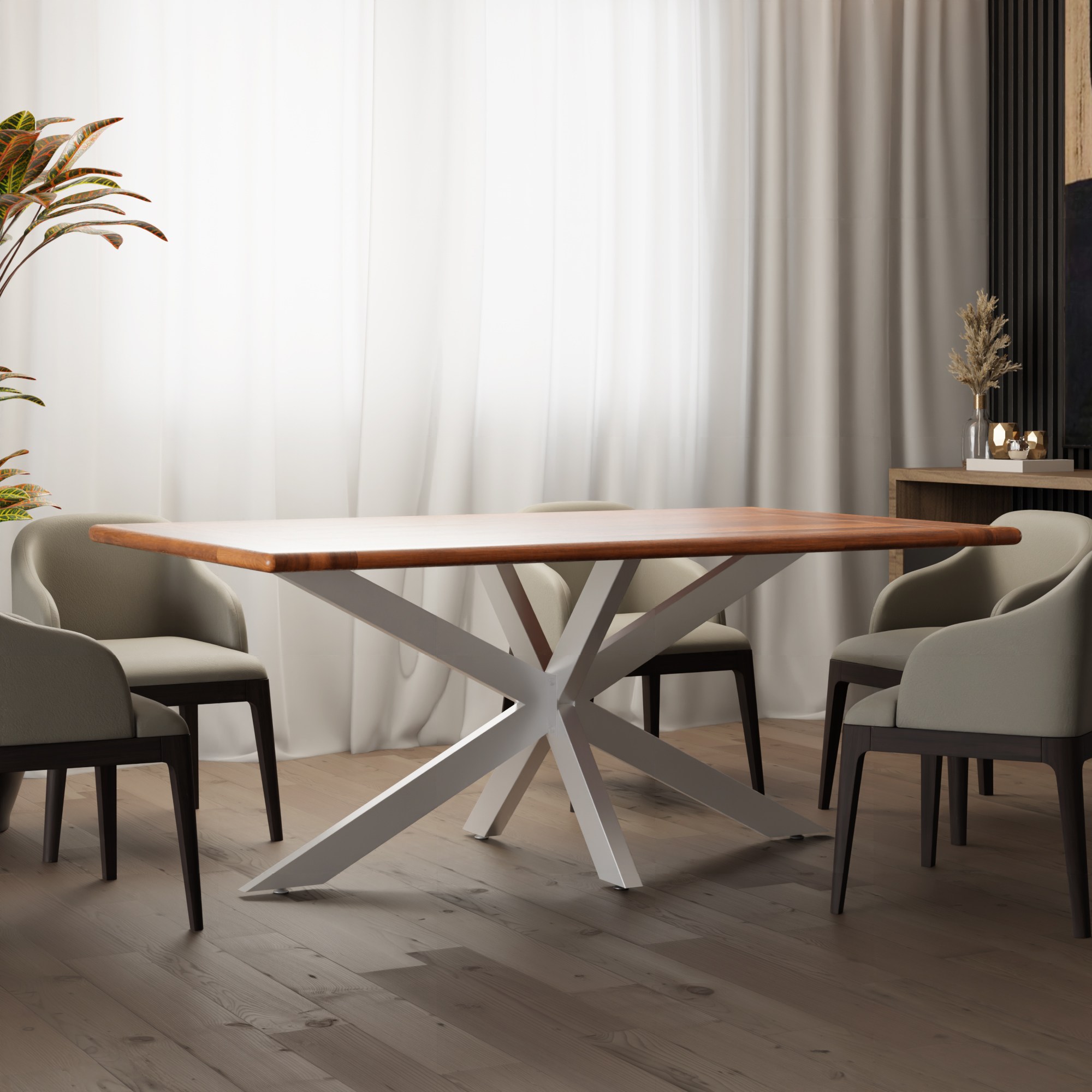 "Hardwick" stalo kojos 150x78x71 cm