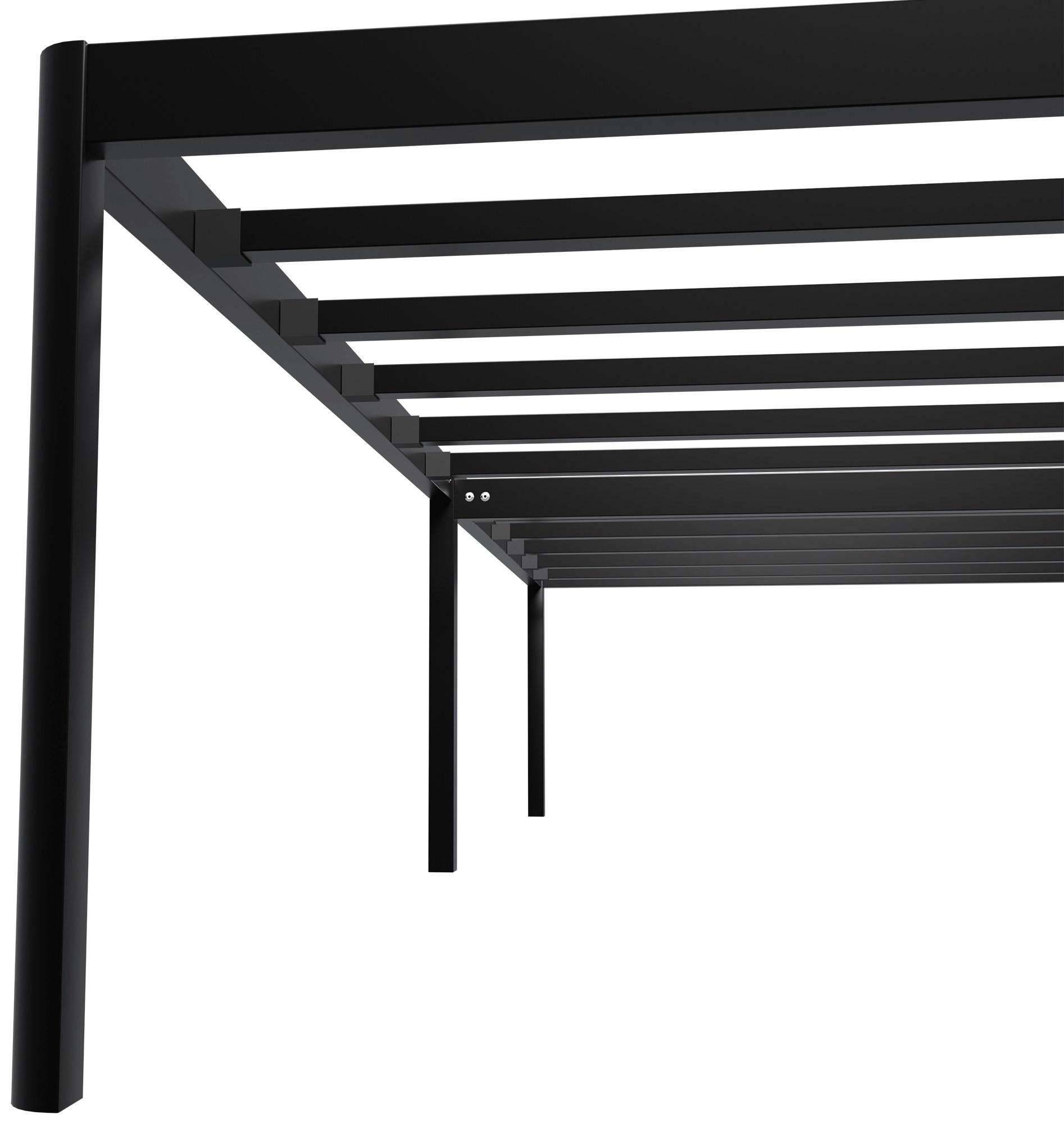 Metalinė lova Hamlin 200x180x41 cm