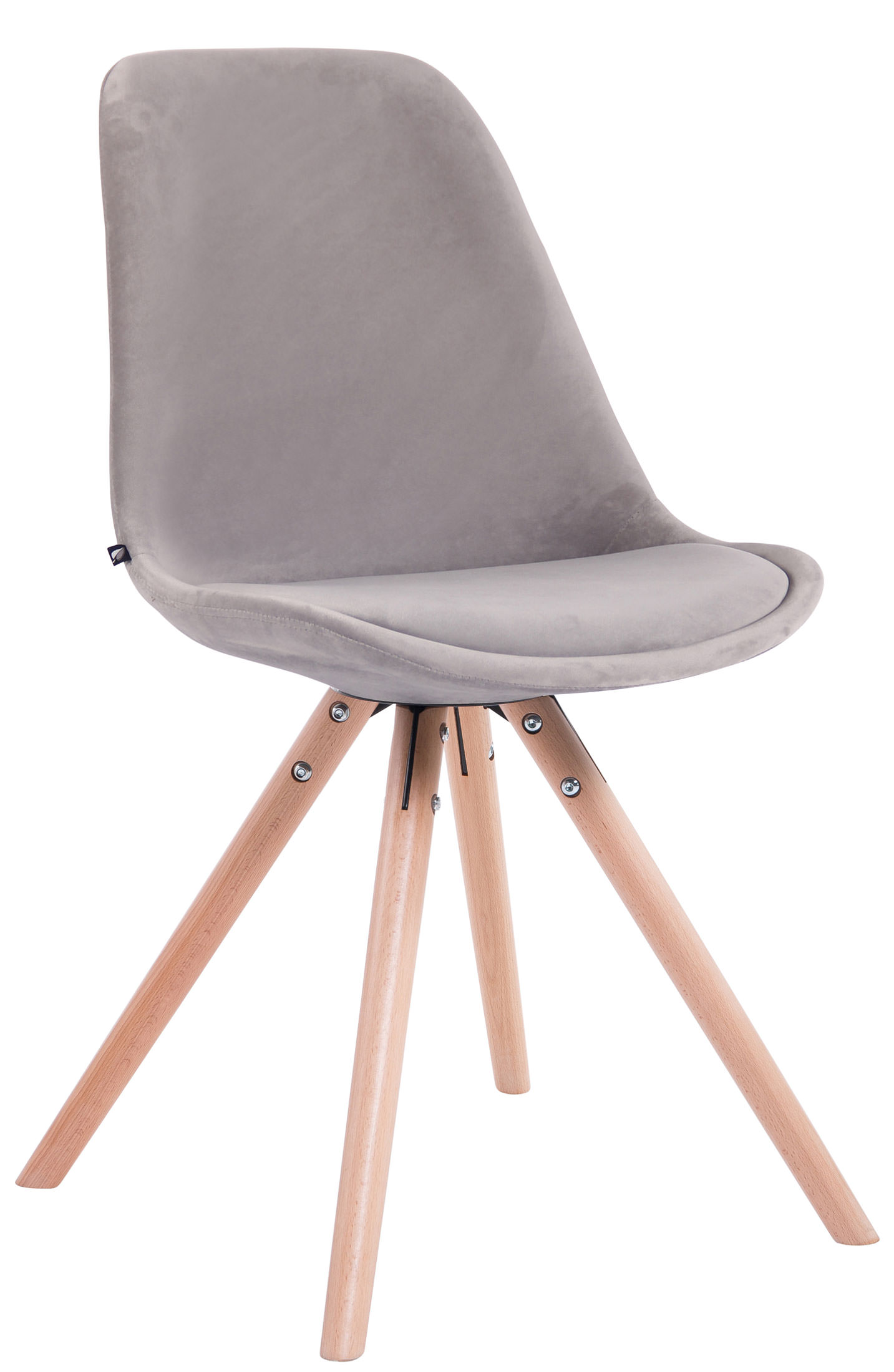 Lankytojų kėdė Toulouse velvet round natura